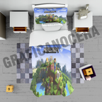 Plaid in pile MINECRAFT video games coperta calda inverno idolo regalo