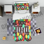 Plaid in pile M&M'S cioccolata coperta calda inverno goloso idea regalo