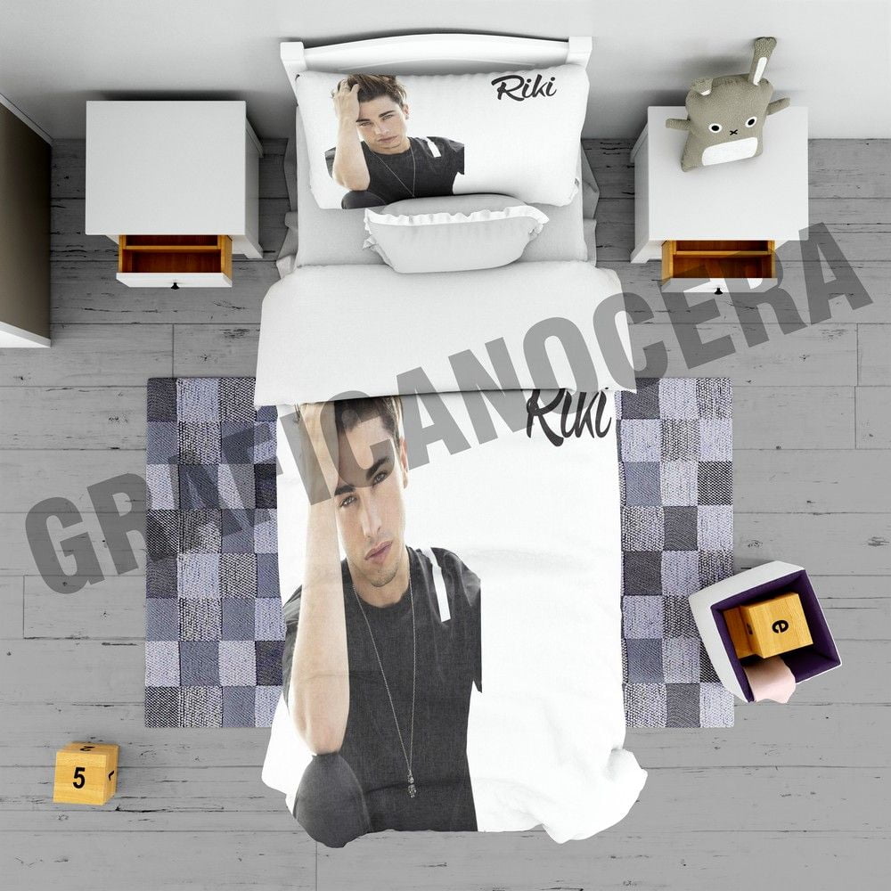 Plaid in pile Riki amici cantante tv coperta pesante calda idolo idea regalo