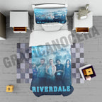 Plaid in pile Riverdale serie tv film letto biancheria coperta calda idea regalo