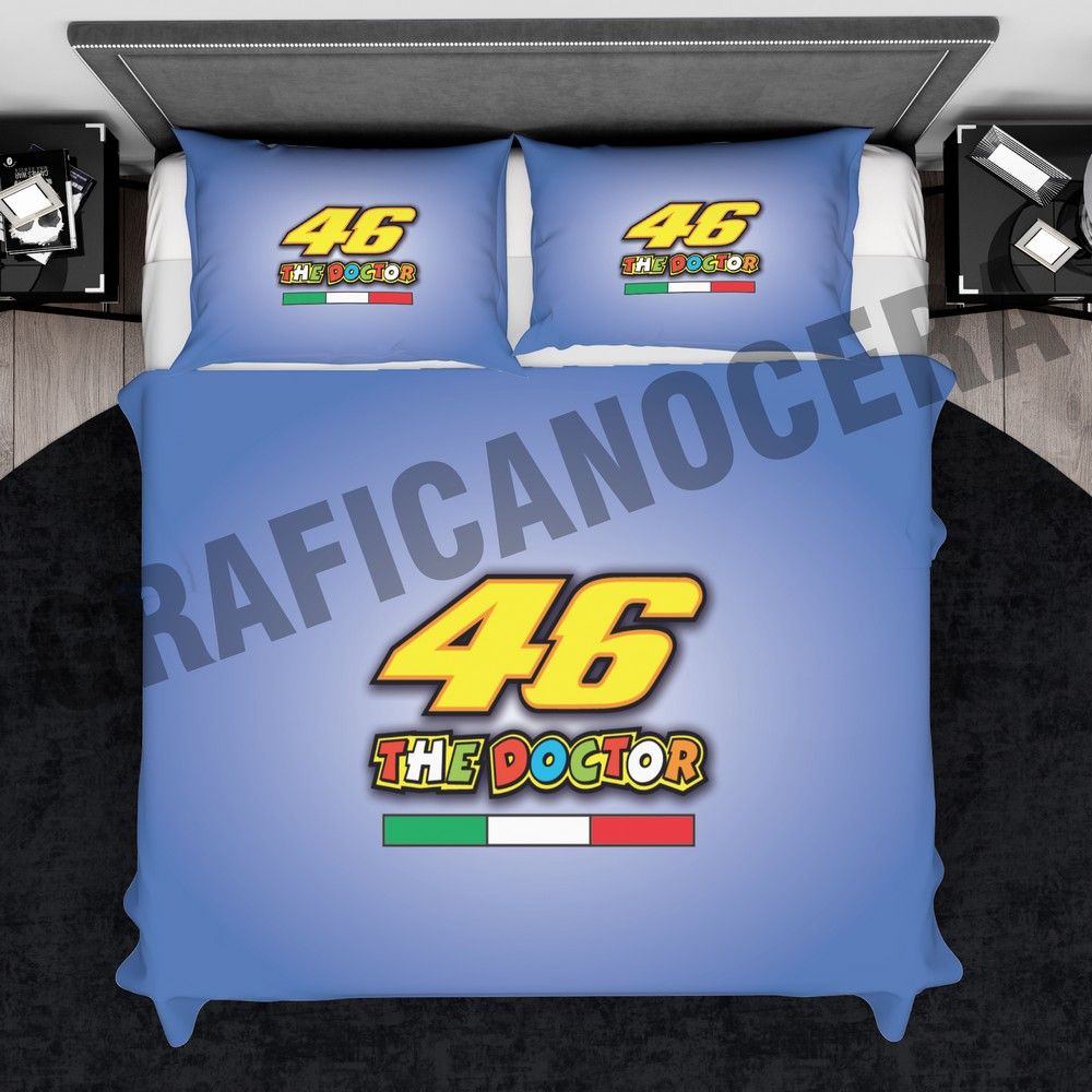 Plaid in pile VALENTINO ROSSI 46 motociclista moto gp idolo idea regalo