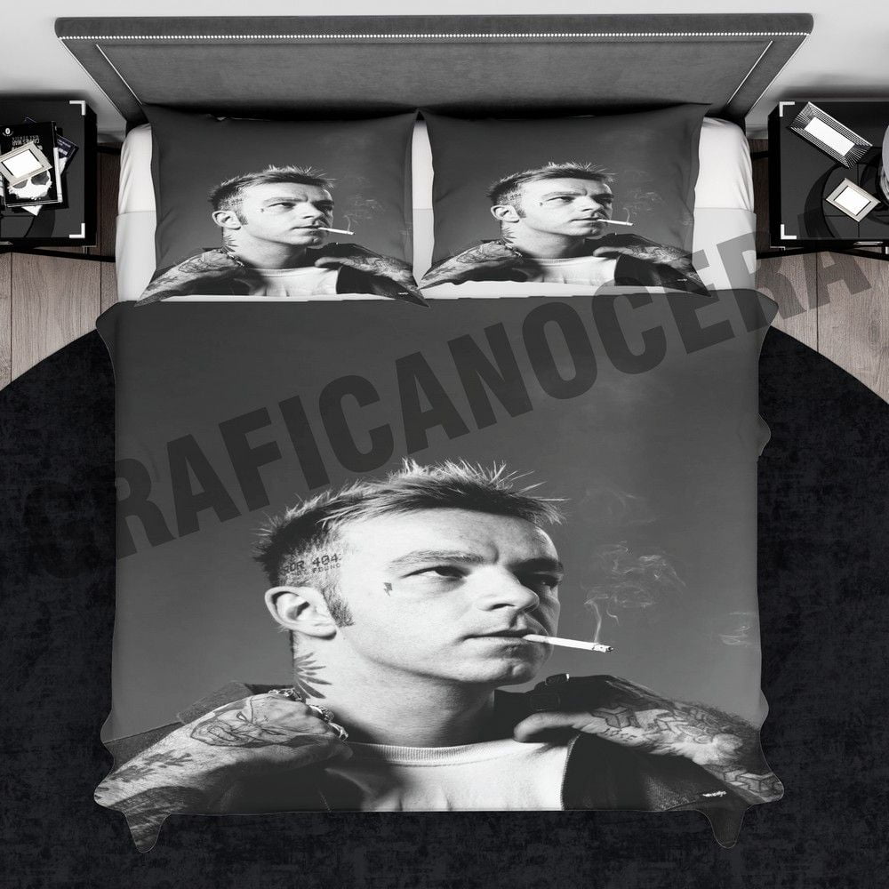 Plaid in pile SALMO rap hip hop cantante coperta pesante calda idolo regalo