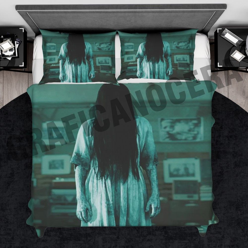 Plaid in pile SAMARA the ring film horror idolo idea regalo