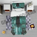 Plaid in pile SAMARA the ring film horror idolo idea regalo