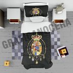 Plaid in pile Il Regno delle due Sicilie Borboni idea regalo biancheria coperta calda