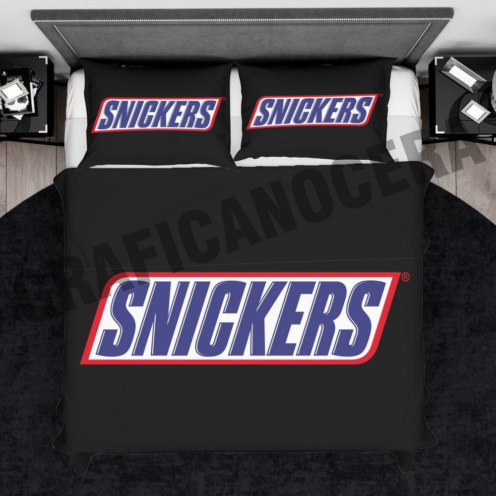 Plaid in pile SNICKERS goloso cioccolata coperta calda inverno idolo idea regalo