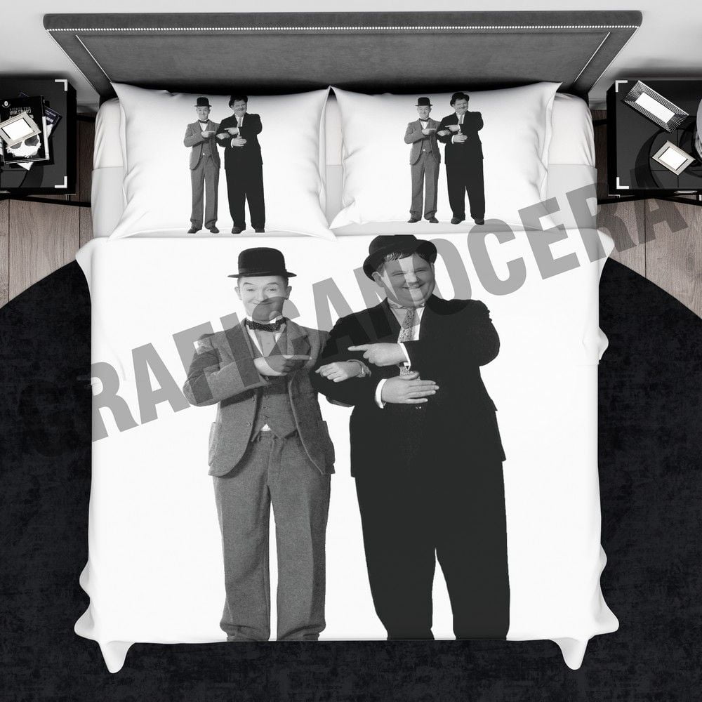 Plaid in pile STANLIO E OLLIO comici cinema coperta pesante calda idolo regalo
