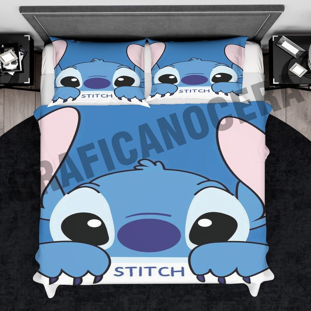 Plaid in pile STITCH film bambino/a coperta calda idolo idea regalo