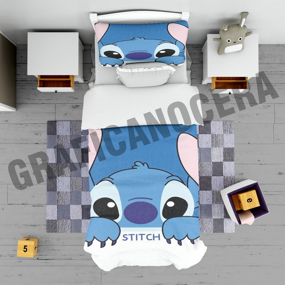 Plaid in pile STITCH film bambino/a coperta calda idolo idea regalo