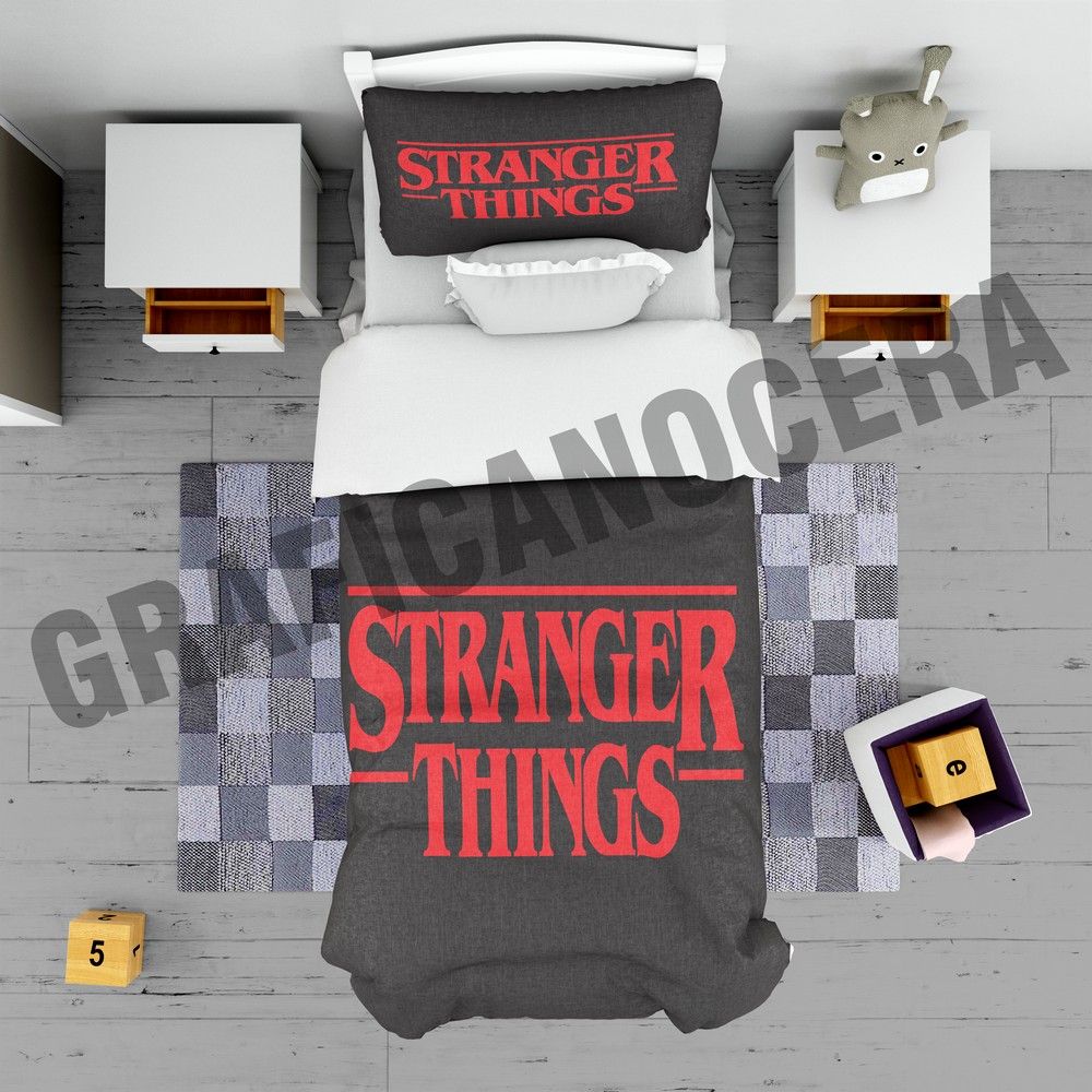Plaid in pile STRANGER THINGS serie tv idolo idea regalo