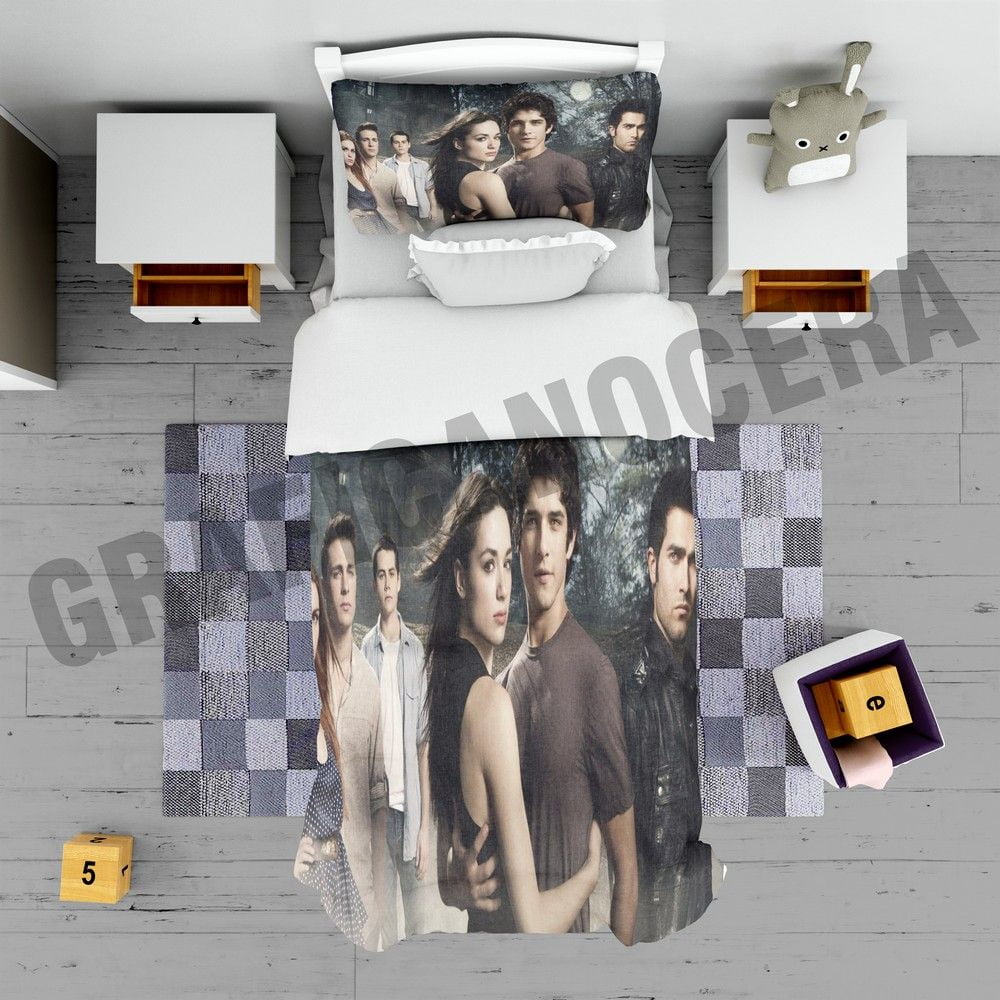 Plaid in pile Teen Wolf film biancheria letto serie tv coperta calda regalo