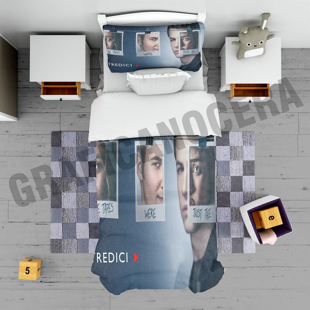 Plaid in pile Tredici letto biancheria idolo serie tv coperta calda idea regalo