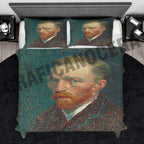 Plaid in pile Vincent Van Gogh quadro Notte Stellata Pittore dipinto idea regalo