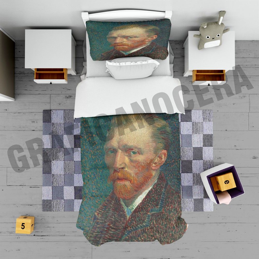 Plaid in pile Vincent Van Gogh quadro Notte Stellata Pittore dipinto idea regalo