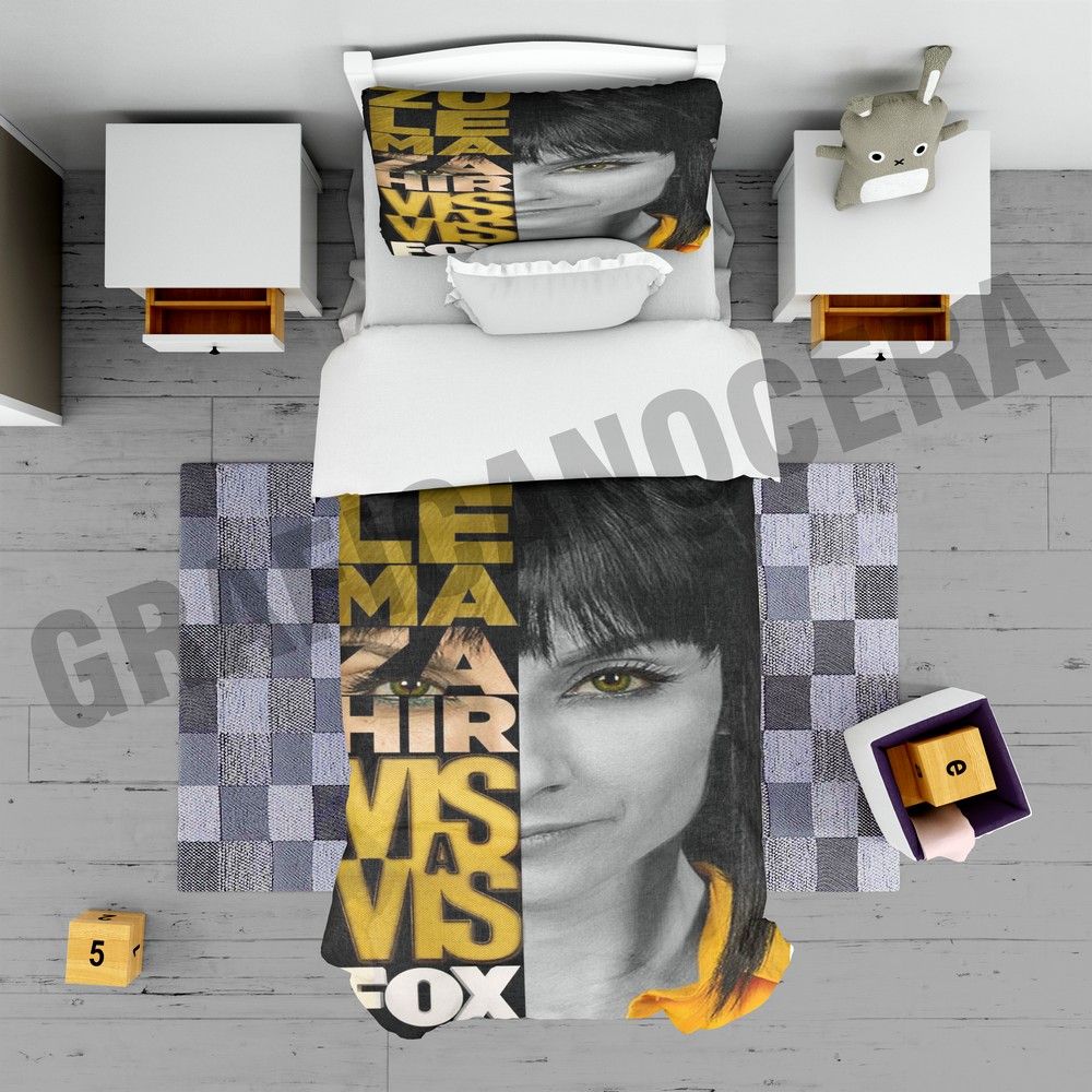 Plaid in pile Vis a Vis serie tv film letto coperta calda idolo idea regalo