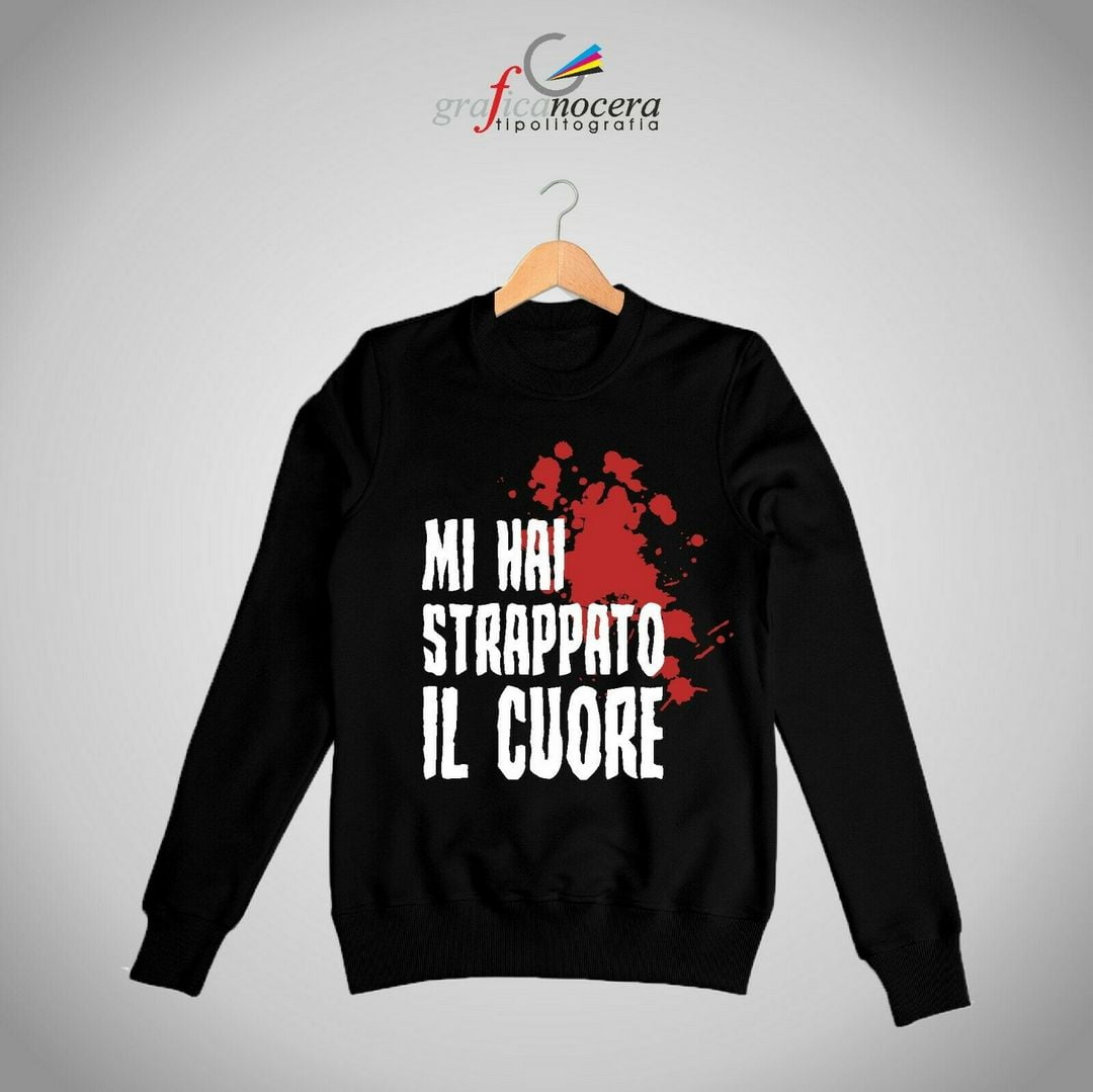 Felpa Halloween unisex sangue divertente regalo festa horror party festa streghe