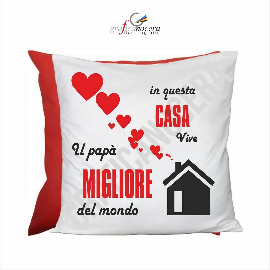 Cuscino Quadrato Festa del Papà casa miglior papà idea regalo