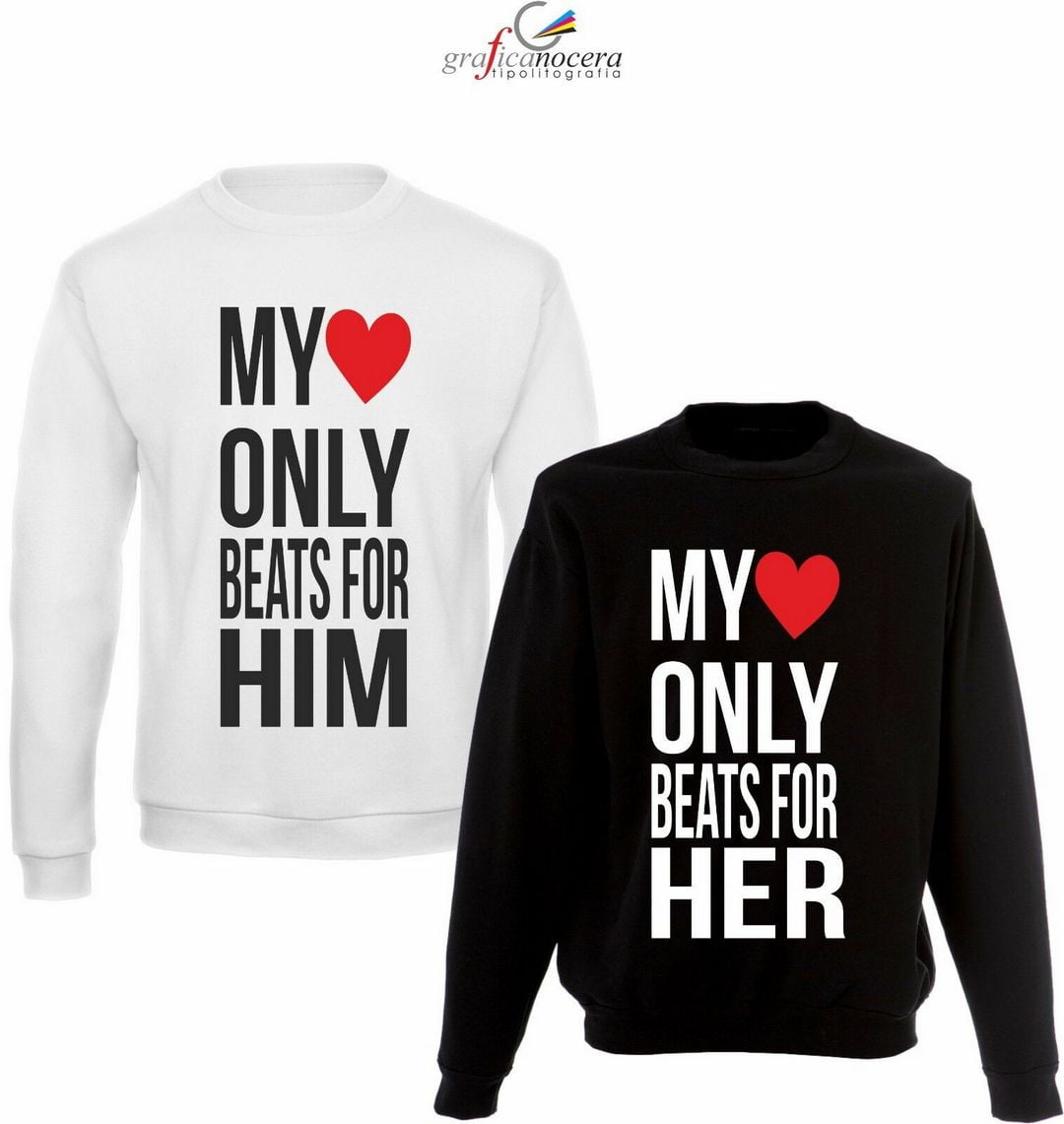 Coppia Felpe MyOnlyBeatsForHim/Her regalo felpa lui è mio idea regalo