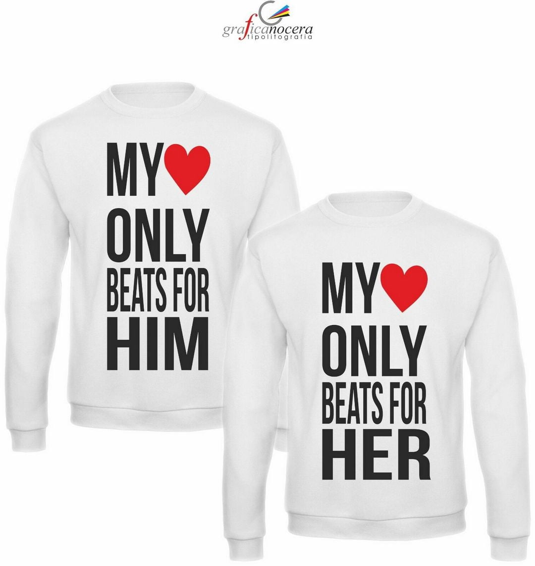 Coppia Felpe MyOnlyBeatsForHim/Her regalo felpa lui è mio idea regalo