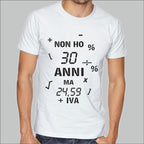 T-SHIRT Uomo/Donna 30 anni festa di compleanno idea regalo divertente simpatica