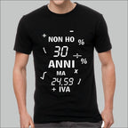 T-SHIRT Uomo/Donna 30 anni festa di compleanno idea regalo divertente simpatica