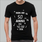 T-SHIRT Uomo/Donna 50 anni festa di compleanno idea regalo divertente simpatica