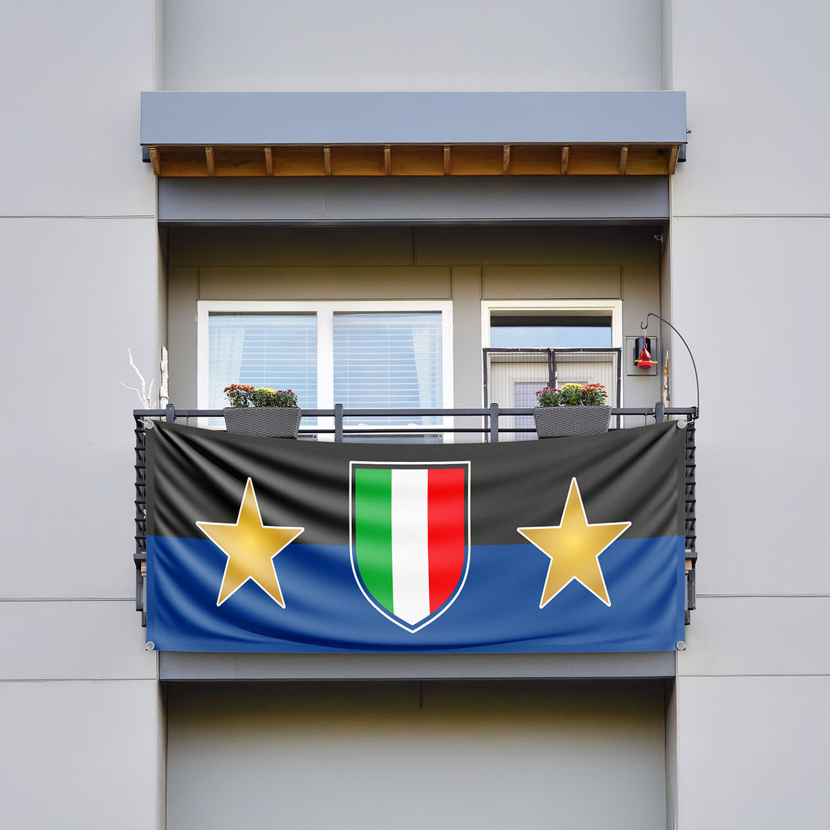 Banner Striscione in PVC Nerazzurri Campioni d'Italia 2025/2026 - 05