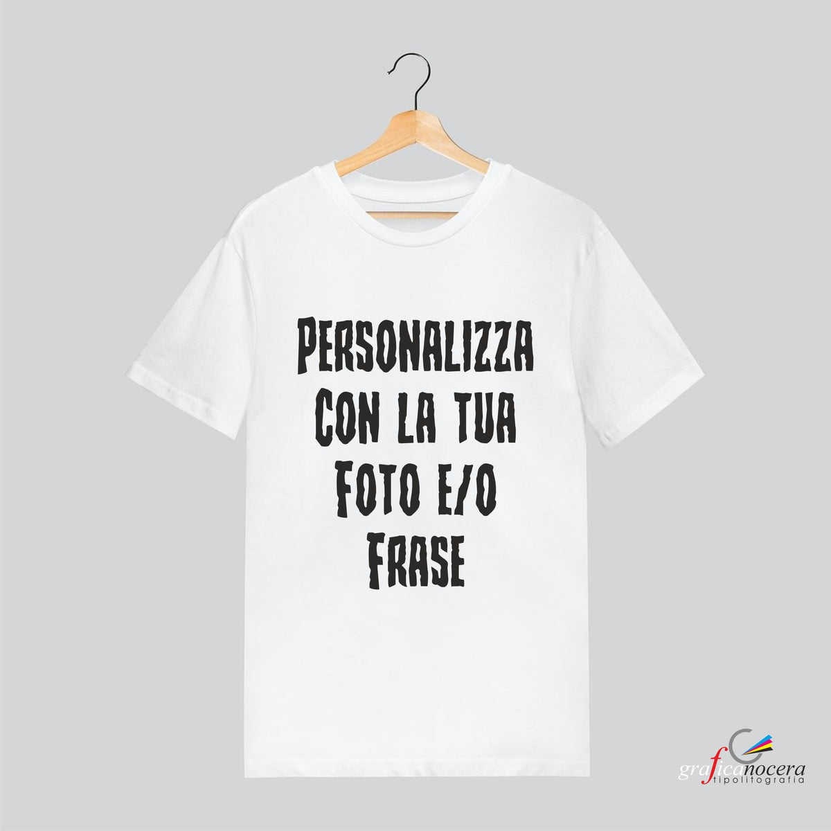T-shirt Adulto o Bambino Unisex Personalizzata con Foto e/o Frase