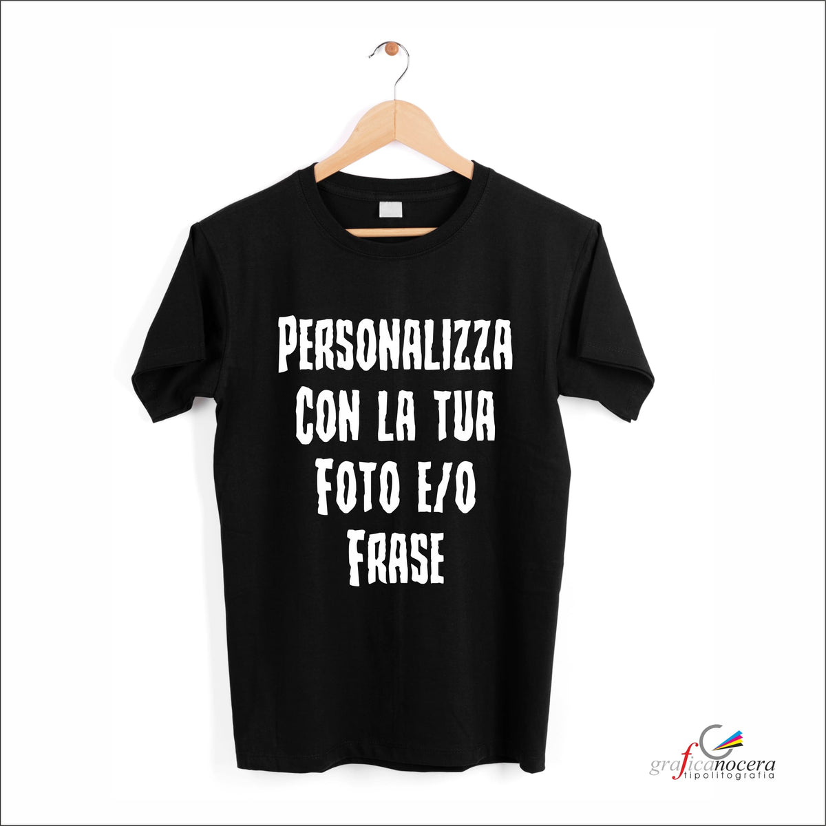 T-shirt Adulto o Bambino Unisex Personalizzata con Foto e/o Frase