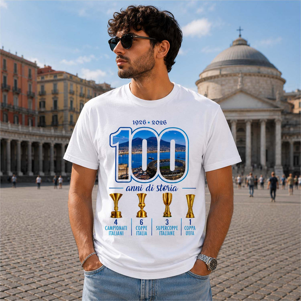 T-shirt Unisex 01 - 100 Anni di Storia Napoli