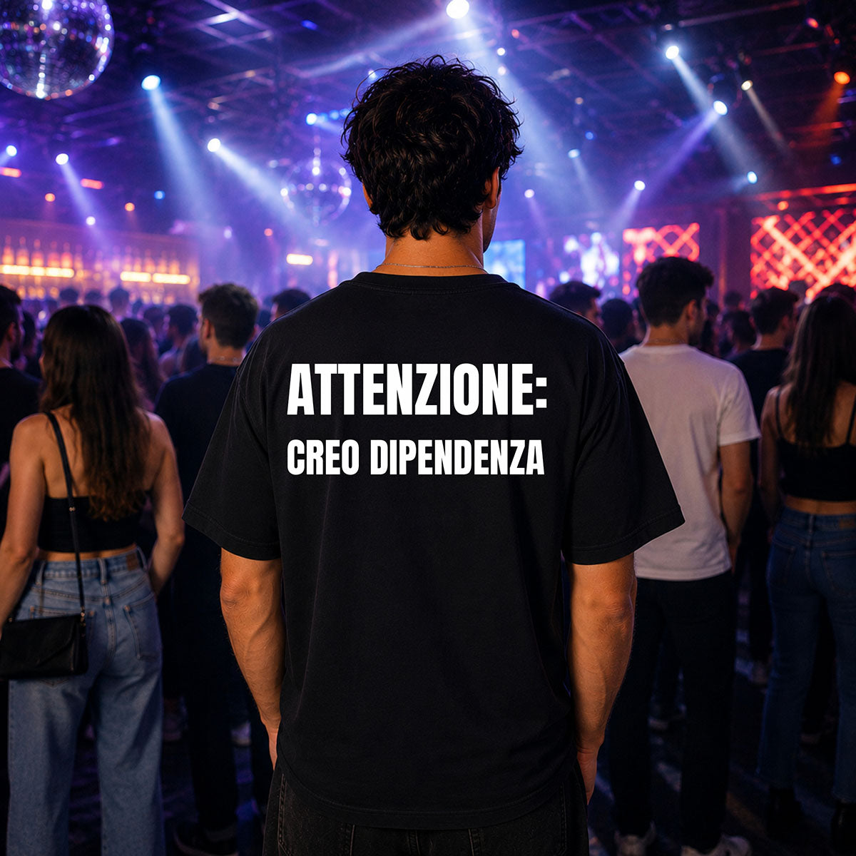 T-shirt Unisex 17 - ATTENZIONE: CREO DIPENDENZA