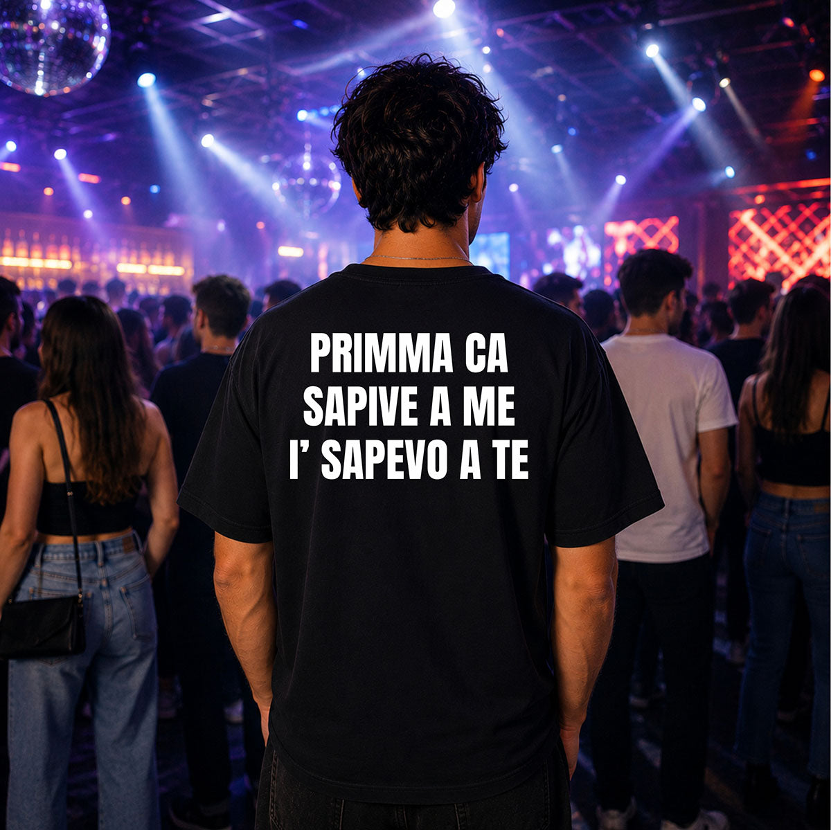 T-shirt Unisex 05 - PRIMMA CA  SAPIVE A ME  I’ SAPEVO A TE