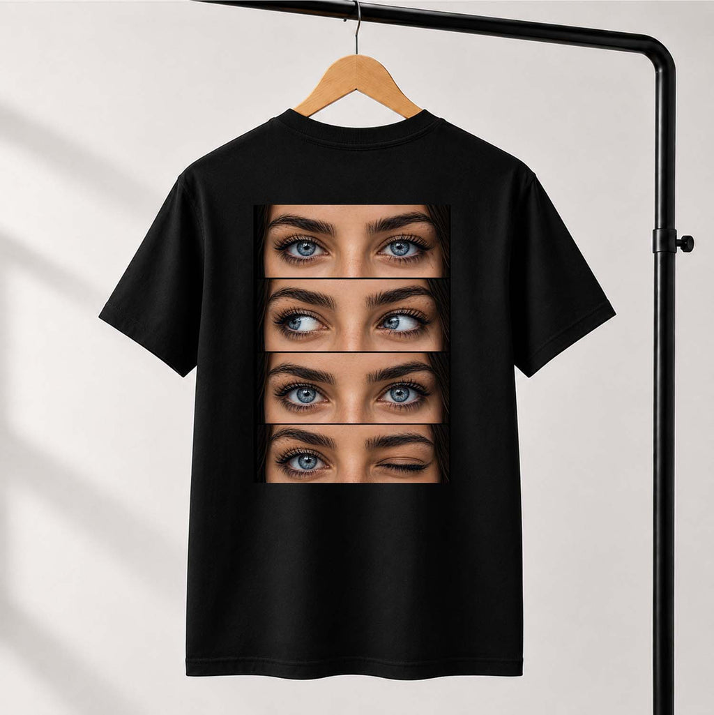 T-shirt personalizzata con gli occhi della tua fidanzata idea regalo innamorati