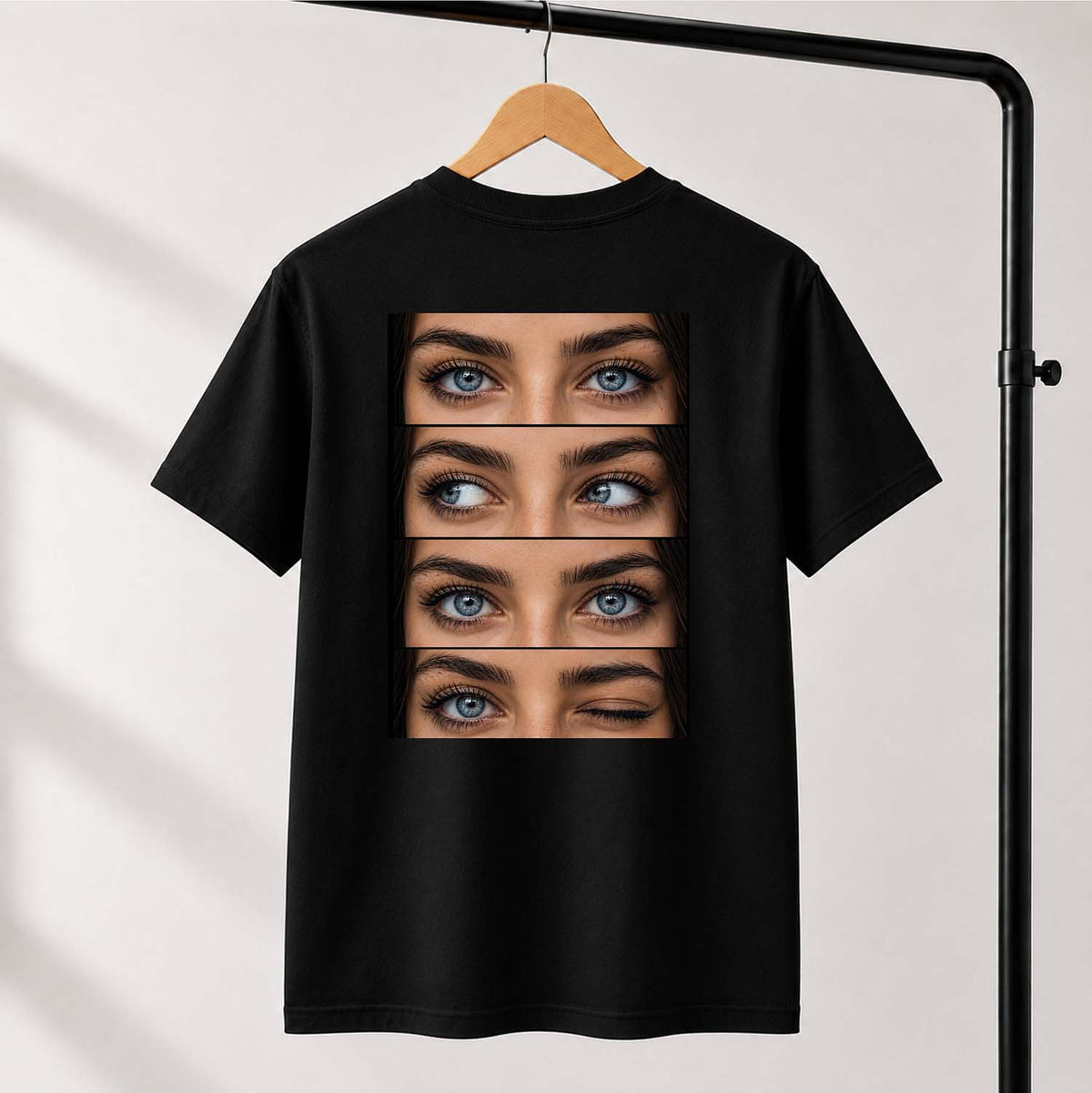 T-shirt personalizzata con gli occhi della tua fidanzata idea regalo innamorati