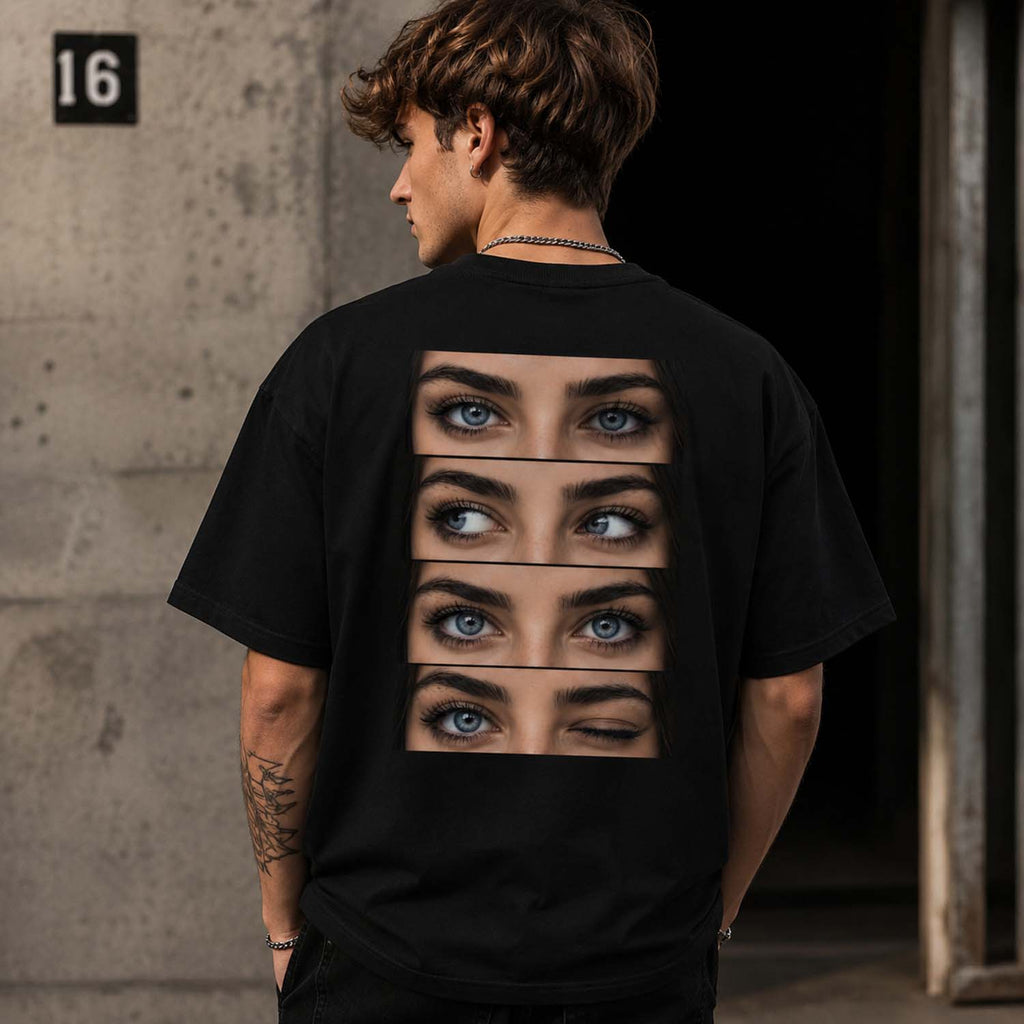 T-shirt personalizzata con gli occhi della tua fidanzata idea regalo innamorati