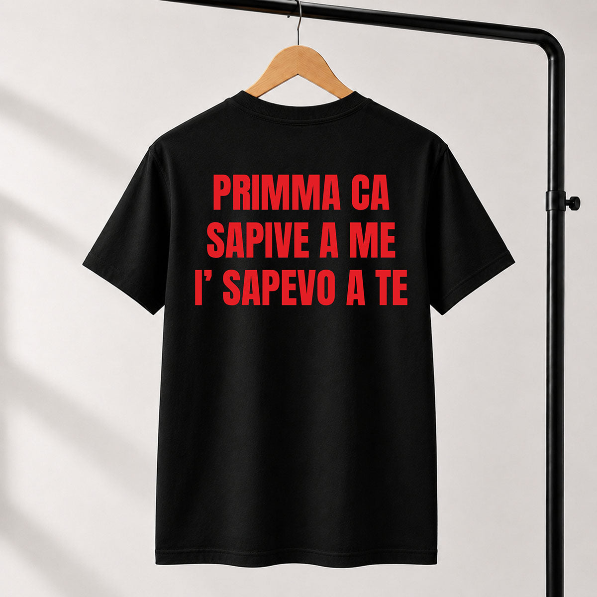 T-shirt Unisex 05 - PRIMMA CA  SAPIVE A ME  I’ SAPEVO A TE