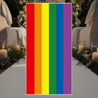 Tappeto 18 in Feltro per Eventi varie misure LGBT Arcobaleno