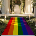 Tappeto 18 in Feltro per Eventi varie misure LGBT Arcobaleno