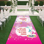 Tappeto C Battesimo decorazione bambino bambina grazie della vostra presenza