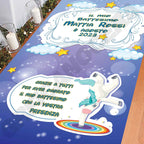 Tappeto C Battesimo decorazione bambino bambina grazie della vostra presenza