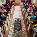 Tappeto 02 in Feltro varie misure Matrimonio di tutte le passeggiate che abbiamo fatto insieme per il Papà