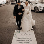Tappeto 16 in Feltro varie misure Matrimonio di tutte le passeggiate che abbiamo fatto insieme per il Papà