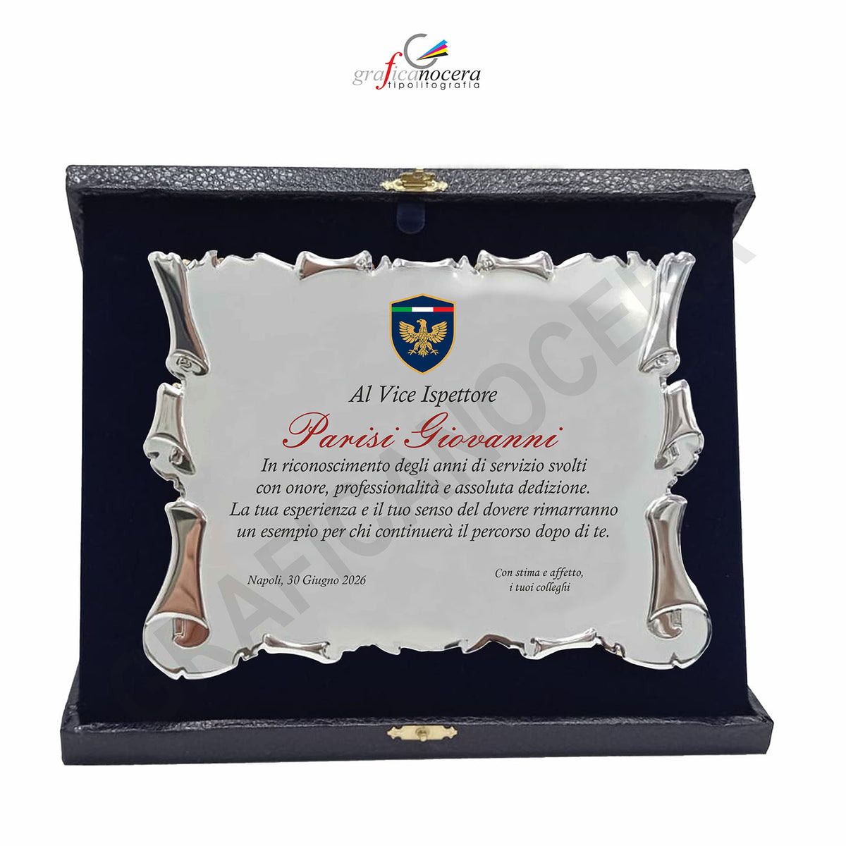 Targa Premio - Pensionamento Vice Ispettore