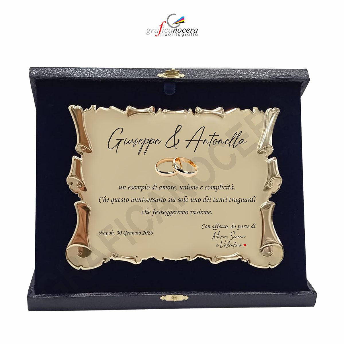 Targa Premio - Anniversario di Matrimonio