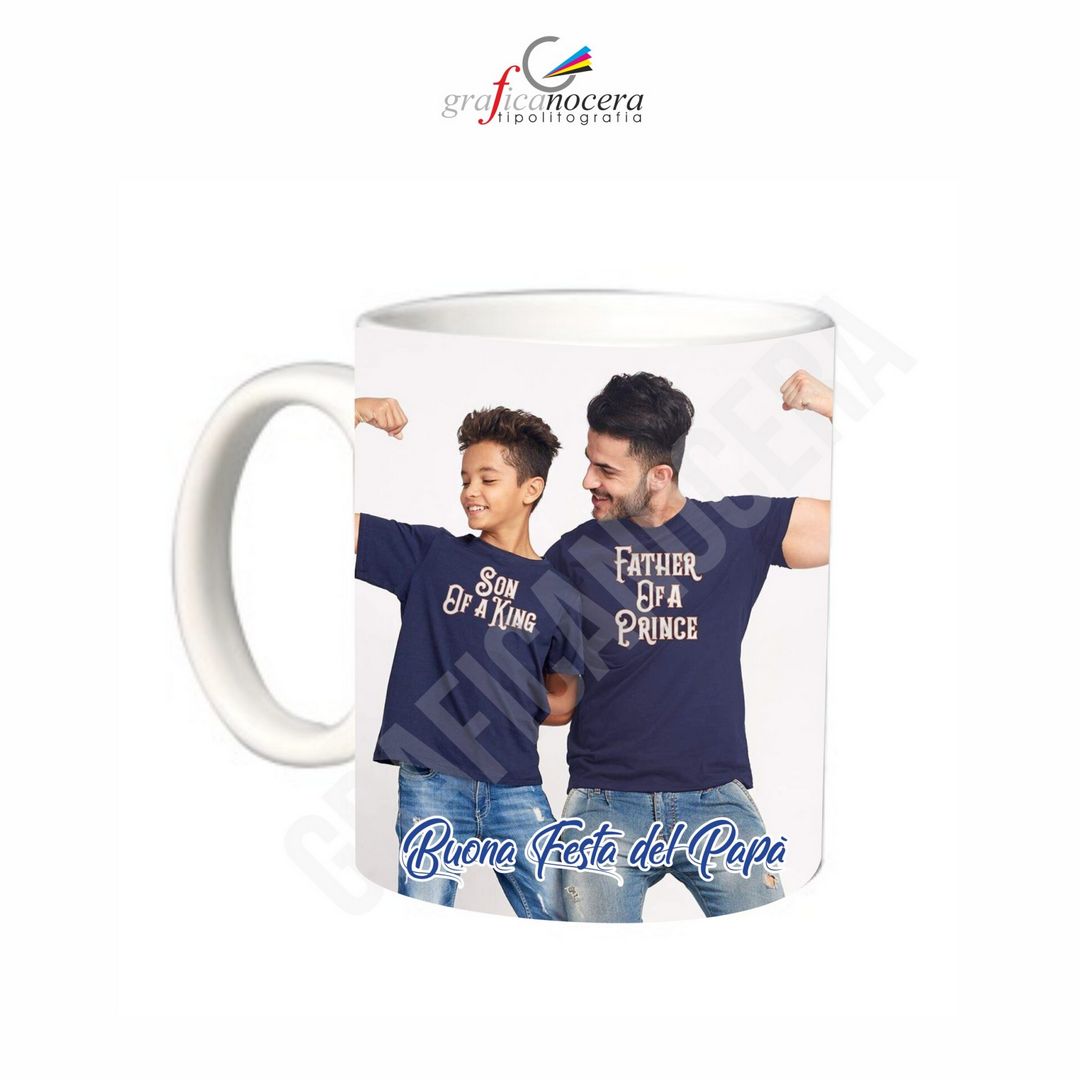 Tazza Festa del Papà con FOTO PERSONALIZZATA idea regalo
