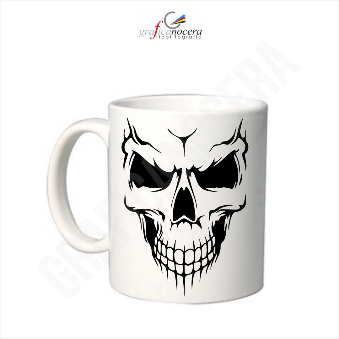 Tazza HALLOWEEN scheletro teschio divertente zombie alta qualità lavabile regalo