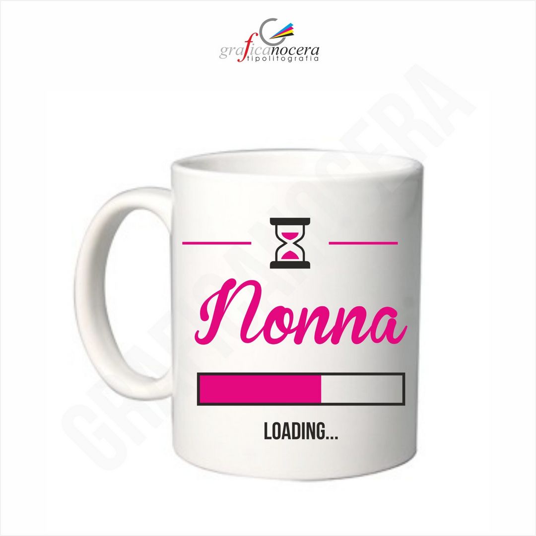 FESTA DEI NONNI Tazza Loading Nonna lavabile alta qualità idea regalo