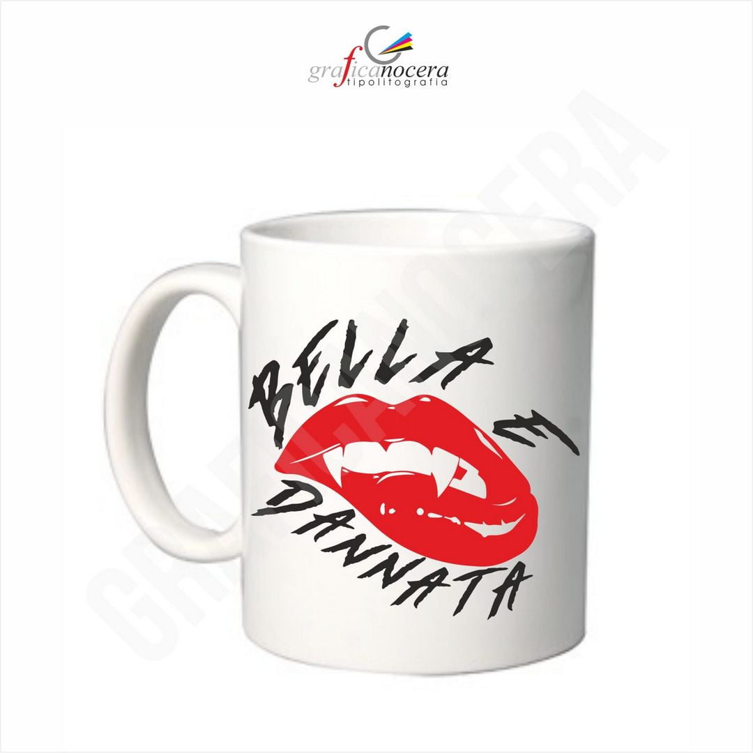Tazza HALLOWEEN Bella e Dannata scherzetto divertente zucca alta qualità lavabile idea regalo