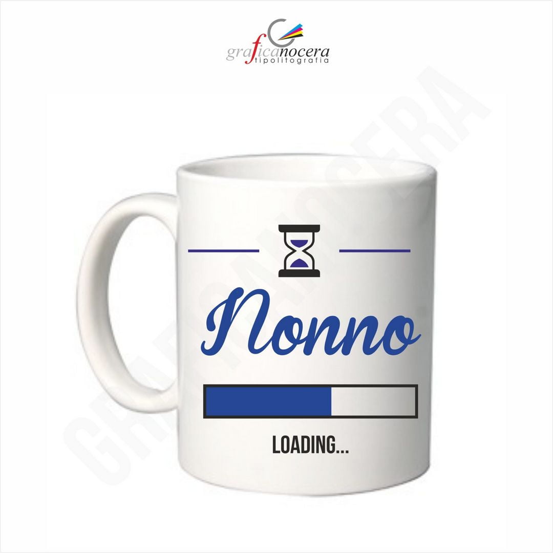 FESTA DEI NONNI Tazza Loading Nonno lavabile alta qualità idea regalo