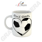 Tazza Mug con emoji cuore varie grafiche San Valentino fidanzati amore idea regalo